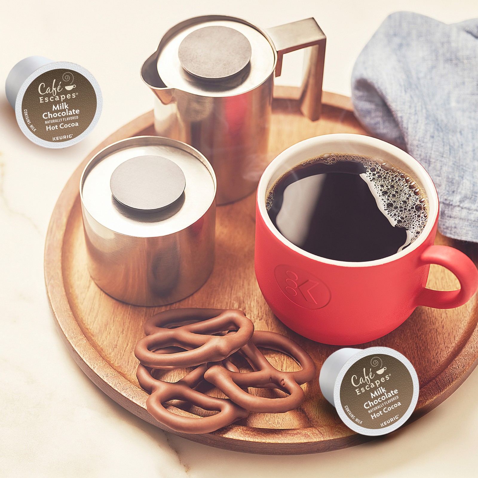 Café Escapes Milk Chocolate Hot Cocoa Keurig Single-Serve K-Cup Pods, 24 Count gallery