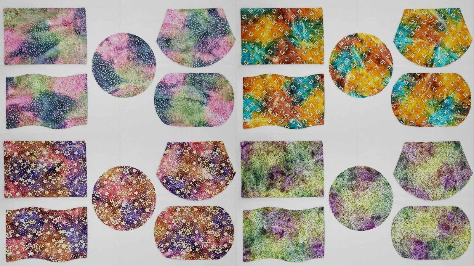 Batik Tie Dye Placemats (4 Patterns Available) gallery