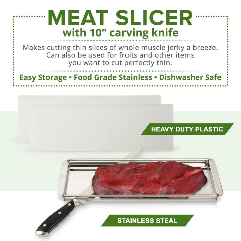 Advanced Beef Jerky Slicer Kit- 100% Precision Uniform Slices Guaranteed - Ad... gallery