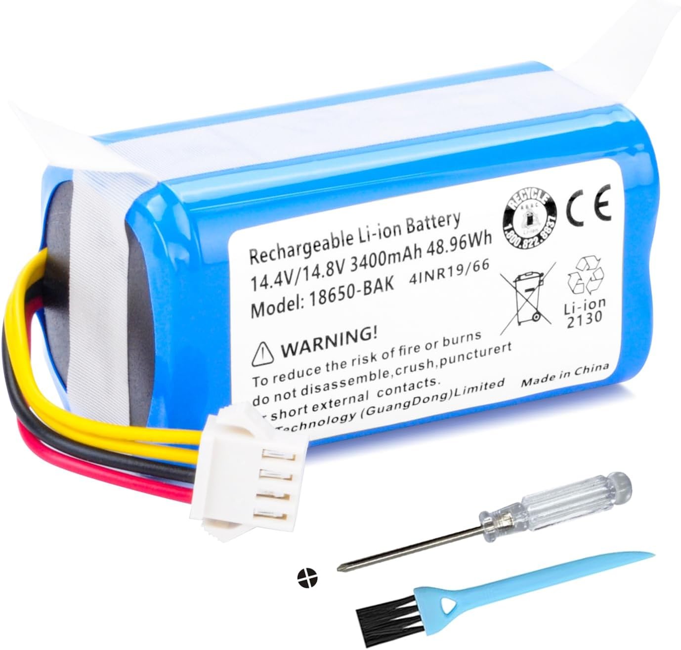 3400mAh Replacement Battery for Pyle Pure Clean PUCRC95 PUCRC95UK PUCRC96B gallery