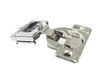 Soft-Close 6 Way Compact Concealed 1/2" Overlay 105° Hinge Cabinet Hardware KPT gallery