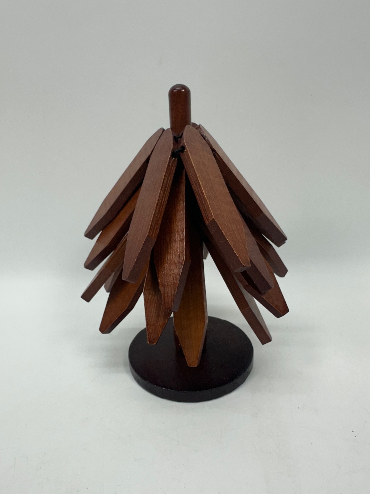 Wooden Cup Coaster Set，Tree Shape Trivet Set,Tree Coasters- 4 Wooden Trivets + gallery