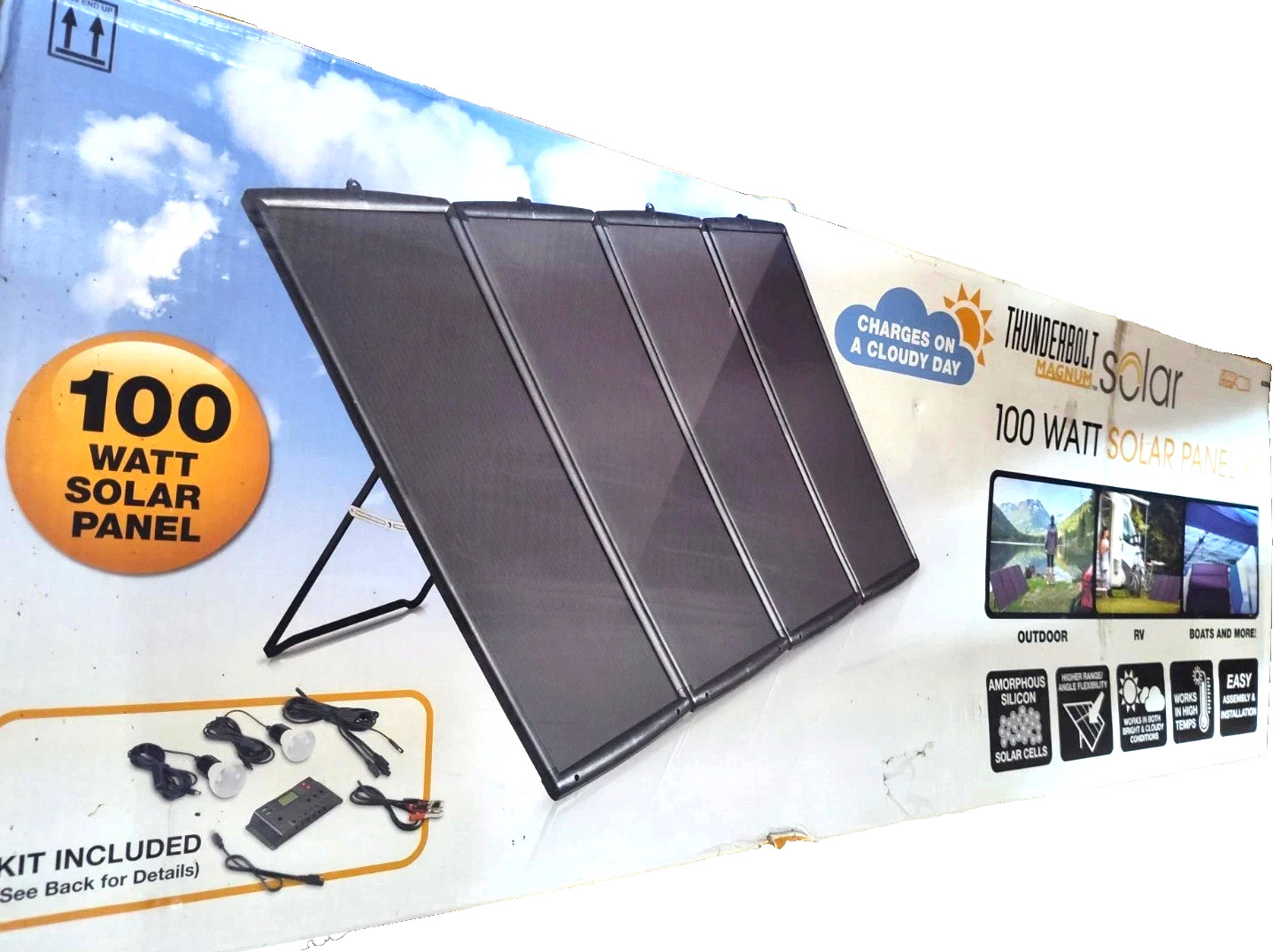 Thunderbolt Magnum Solar 100 Watt Solar Kit BRANDNEW! gallery