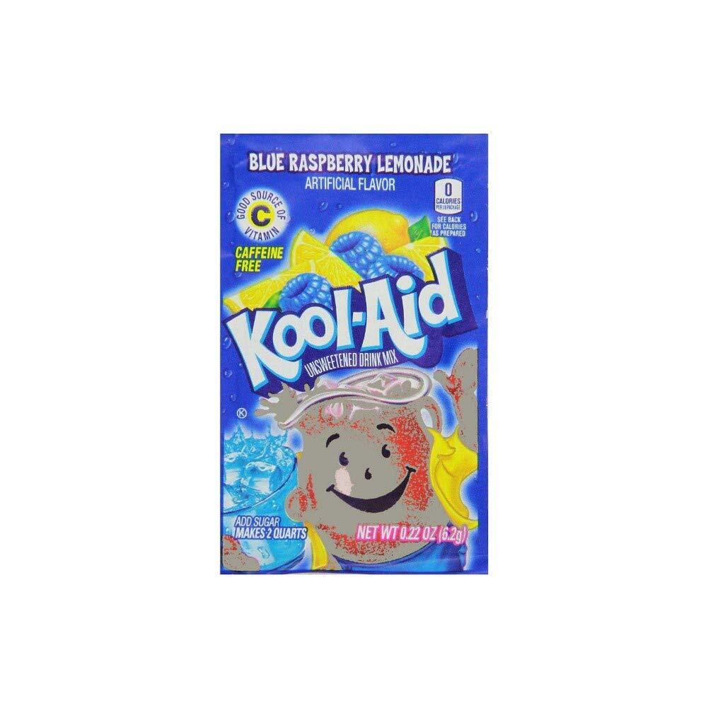 Kool-Aid Blue Raspberry Lemonade Unsweetened Soft Drink Mix, (Pack of 192) gallery
