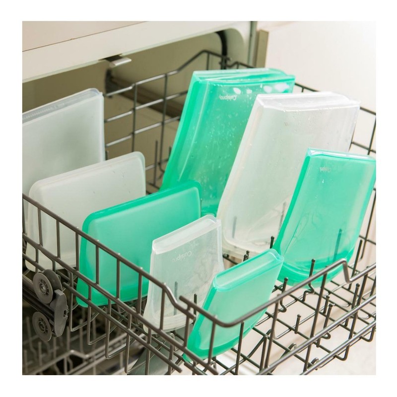 Cuisipro Silicone Seamless Reusable Bag 8 x 7-Inch 27 fl oz (Clear) gallery