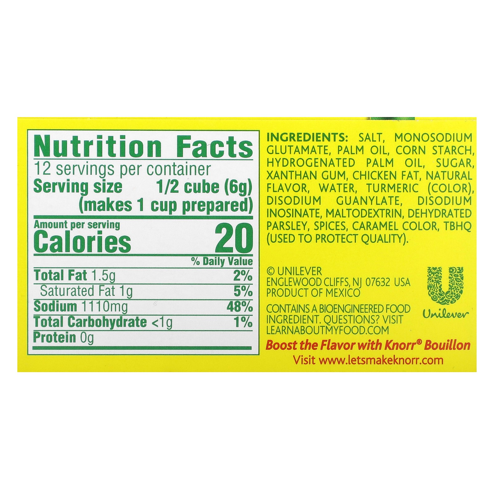Chicken Flavor Bouillon, 6 Extra Large Cubes, 2.5 oz (71 g) gallery