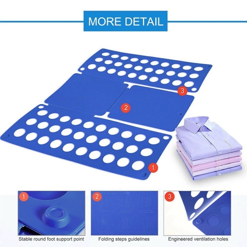 Clothes Folder Magic Folding Board Laundry T Shirt Fast Fold Flip For Adult gallery