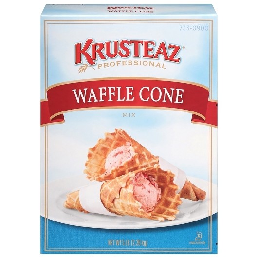 Krusteaz Waffle Cone Mix, 5 Pounds, 6 Per Case gallery