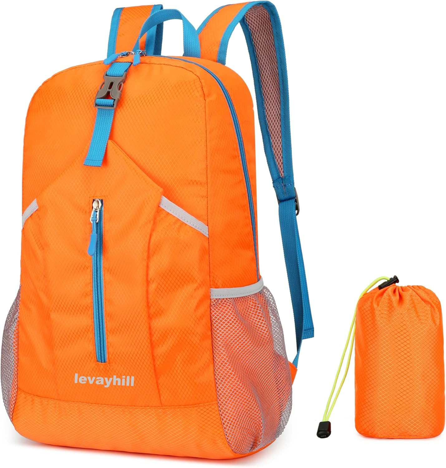 Levayhill 25L Foldable Hiking Backpack Lightweight Packable Basic-Daypack Collap