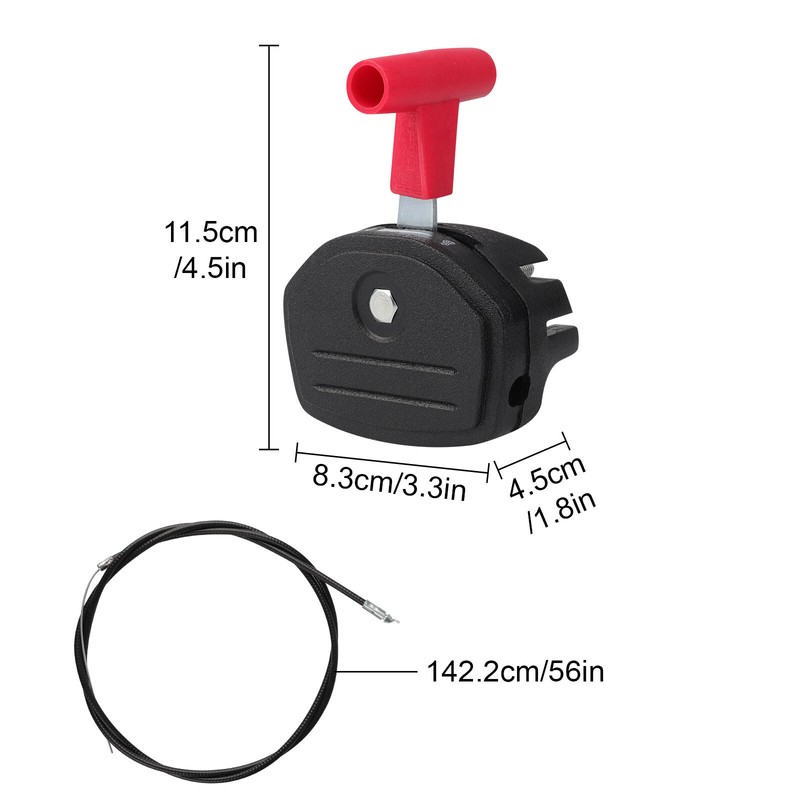 Throttle Cable Switch Lever Control Kit for Lawn Mower Engine Zone Replacement gallery
