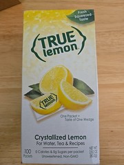 100 Pack TRUE LEMON Water Flavoring Packets – 0 Cal, Fresh Lemon Taste Anywhere