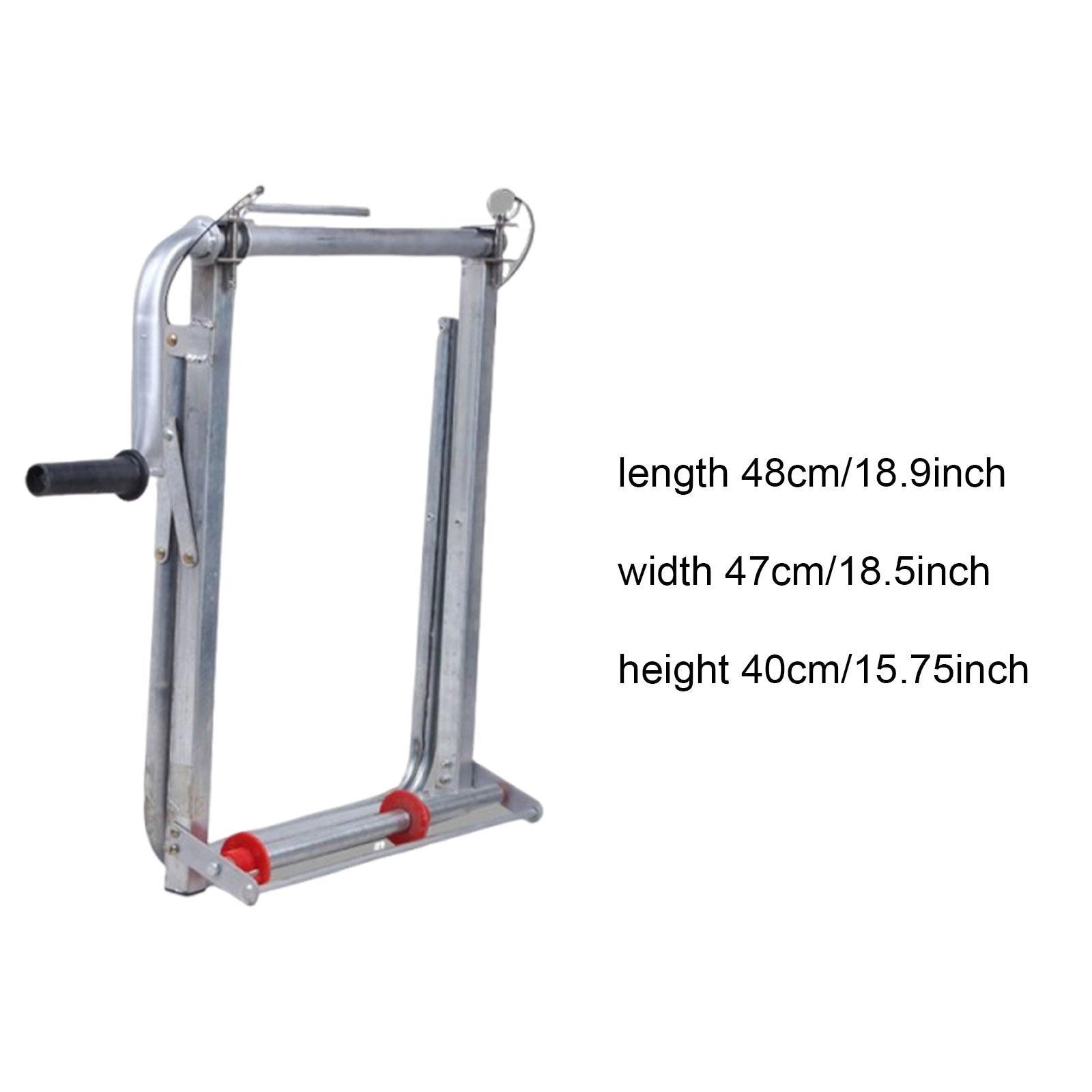 Flat Water Hose Reel Winding Tool Heavy Duty Holds up to 100M Fire Hose gallery