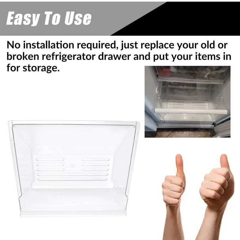 Crisper Pan Bottom Drawer Replace For Whirlpool Refrigerator WP2188664 2188664 gallery