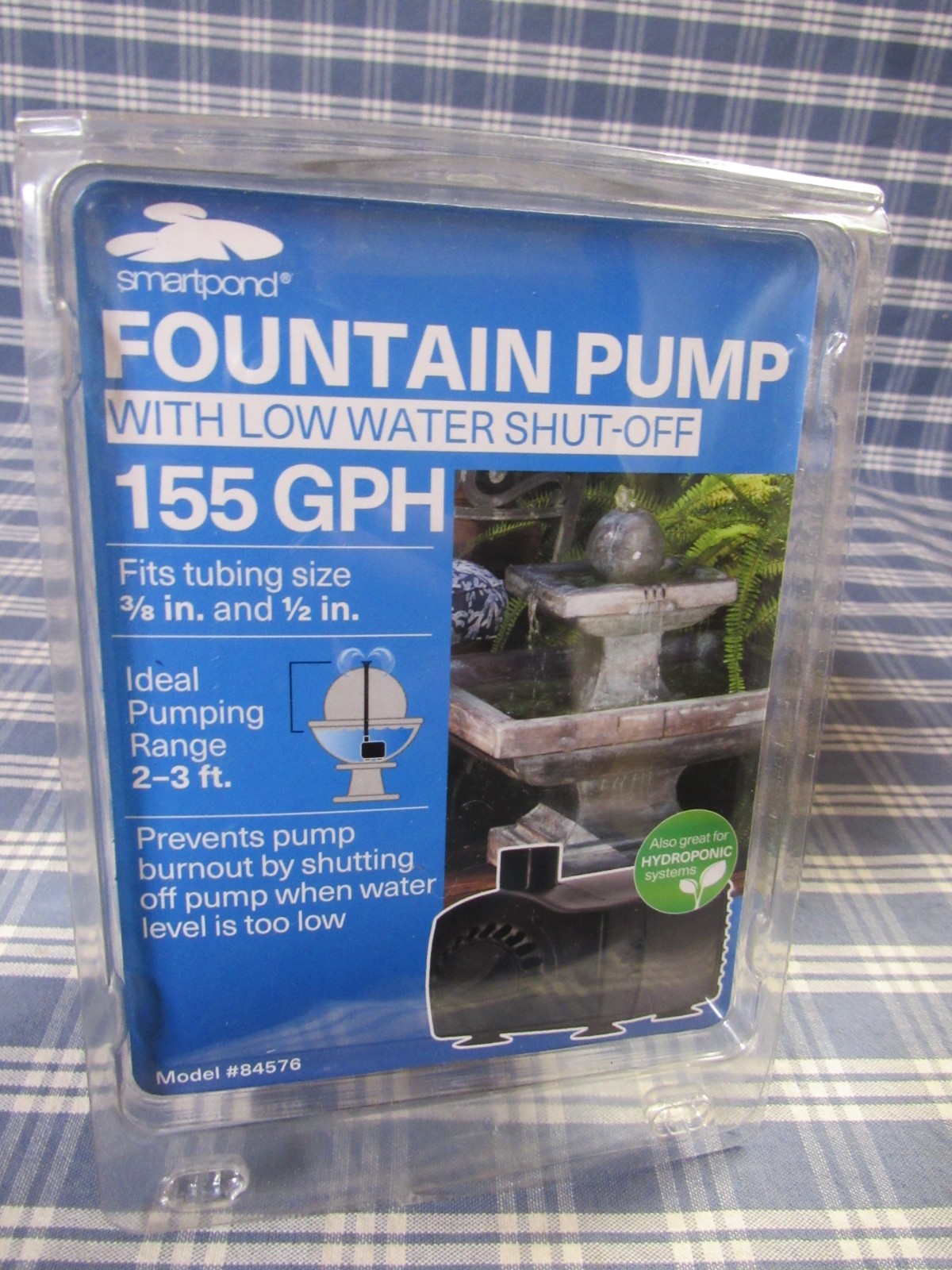Smartpond 155-GPH Submersible Fountain Pump (New Open Box) FAST FREE SHIPPING. gallery