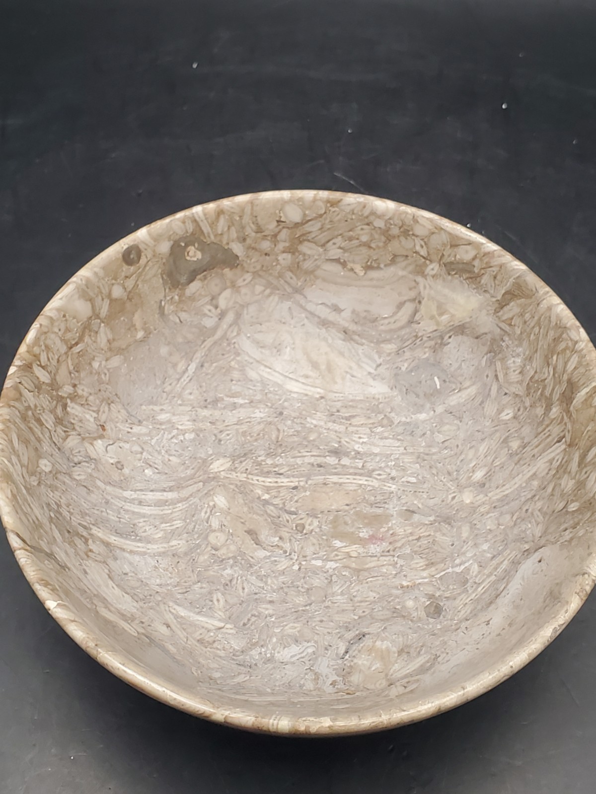 Fossil Marble Bowl 5" BB58 gallery