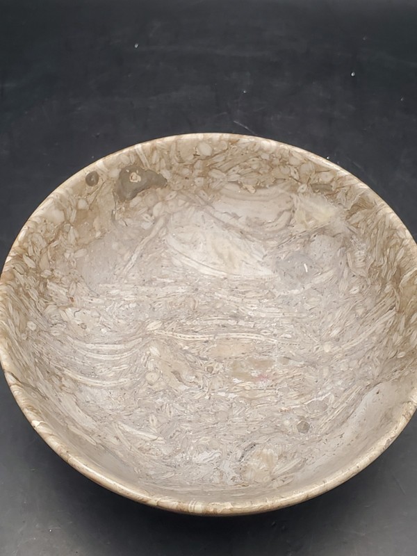 Fossil Marble Bowl 5" BB58 gallery