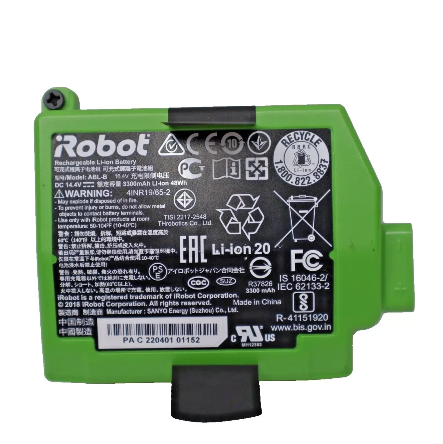 New Genuine Battery For iRobot Robot Roomba S9 S9+ Authentic ABL-B 4INR19/65-2 gallery