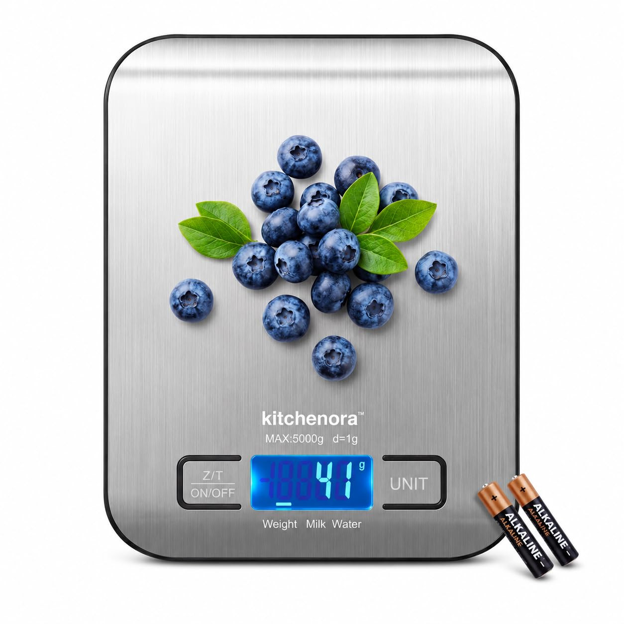 Digital Food Kitchen Scale, 11Lb/5Kg Capacity with 1G Precision, 5 Units (G/Oz/L gallery