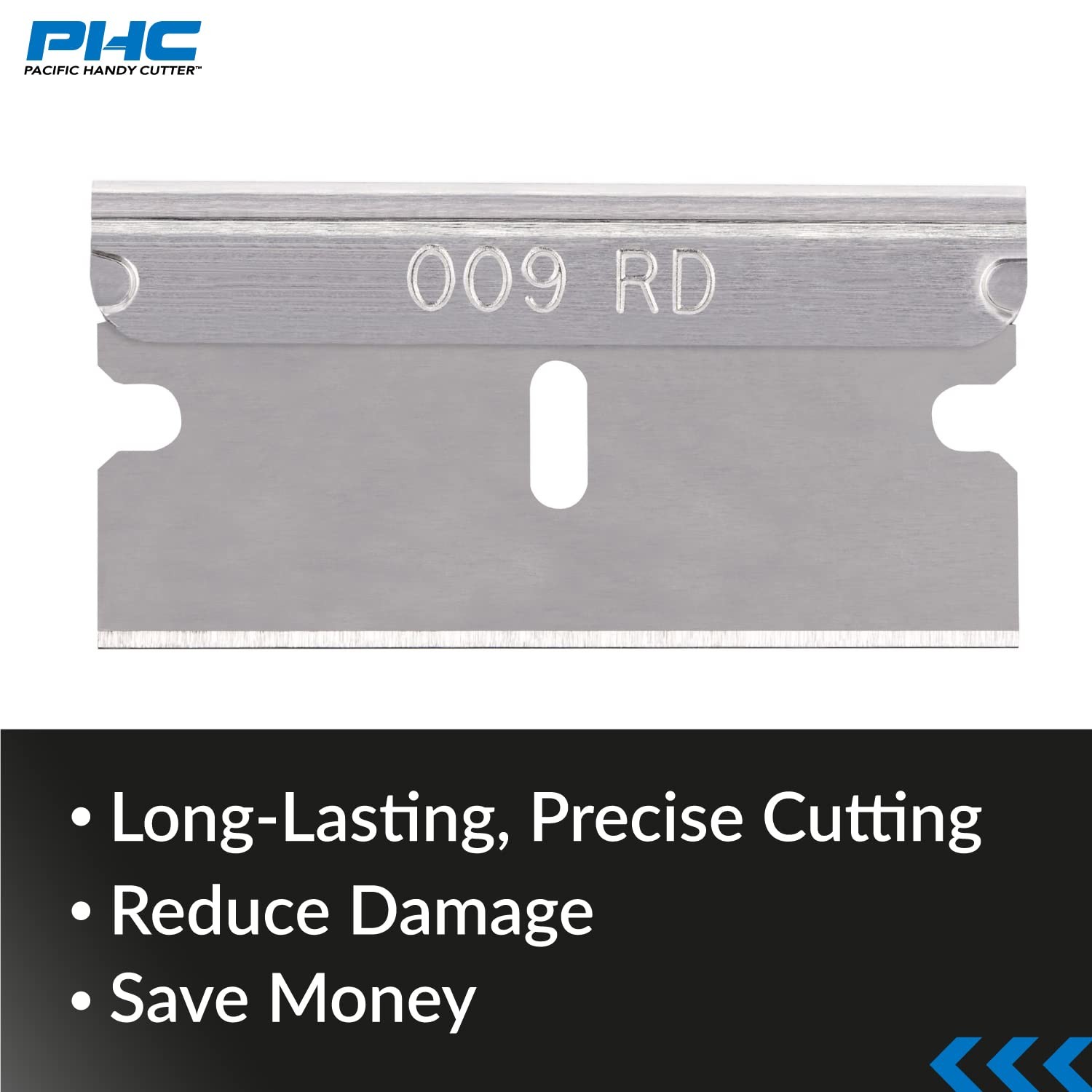 Stainless Steel Replaceable Blades for Box Cutters, Standard Single-Edged Indust gallery