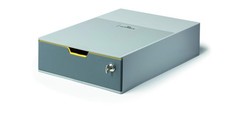 Lockable Grey Desktop Storage Drawer Unit With Colorful Organizing Drawers