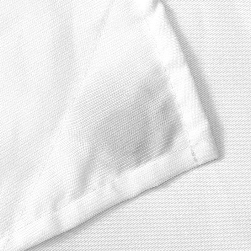 Fabric Shower Curtain Liner Solid White with Magnets, Hotel Quality, 70 X 72 gallery