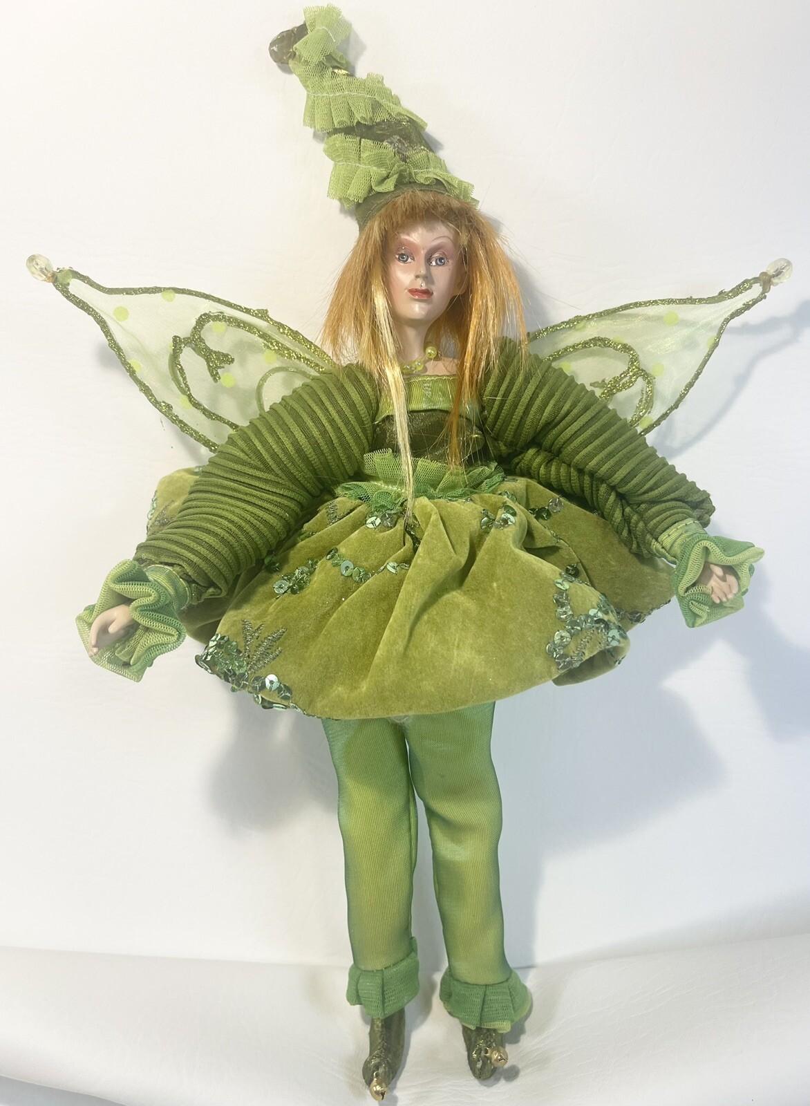 Vintage RARE Winward Fairy Pixie Elf Doll Poseable Arms Legs And Wings gallery