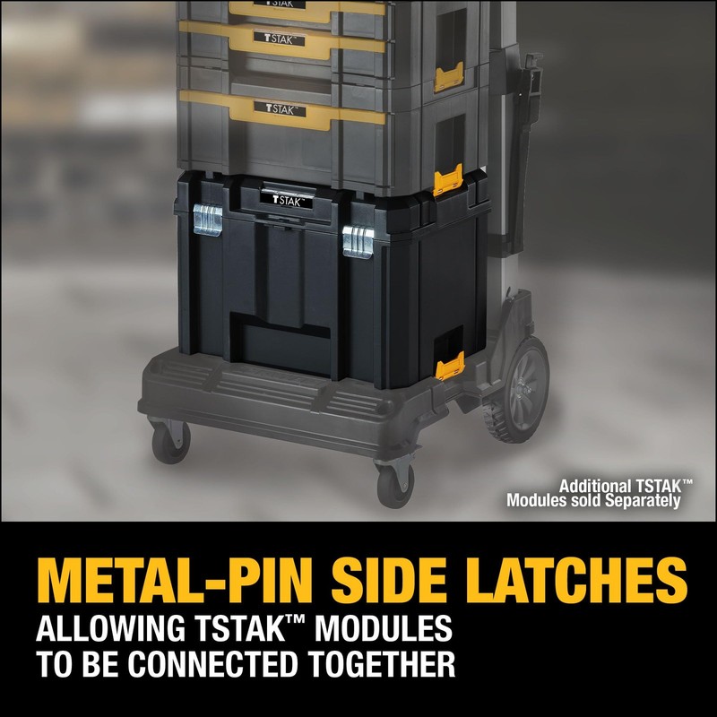 DEWALT TSTAK Tool Box, Extra Large Design, Removable Tray for Easy Access to ... gallery