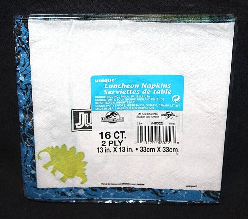 Unique Indominus Rex Jurassic World Multicolor Luncheon Napkins 16 Ct 2-Ply gallery