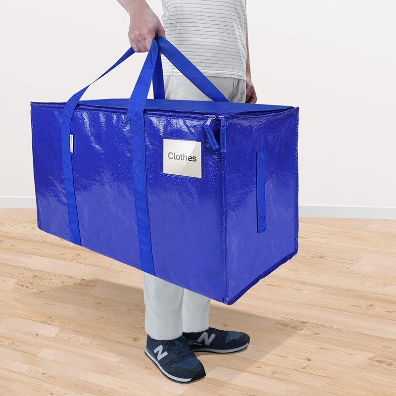 16 Pack Extra Large Moving Bags with Zippers & Carrying Handles, Heavy-Duty Stor gallery