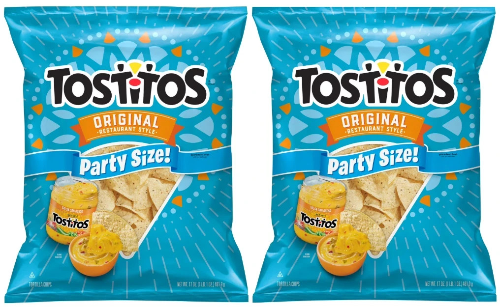 (2 Pack)Tostitos Restaurant Style Original Tortilla Chips – 17 oz Party Size Bag gallery