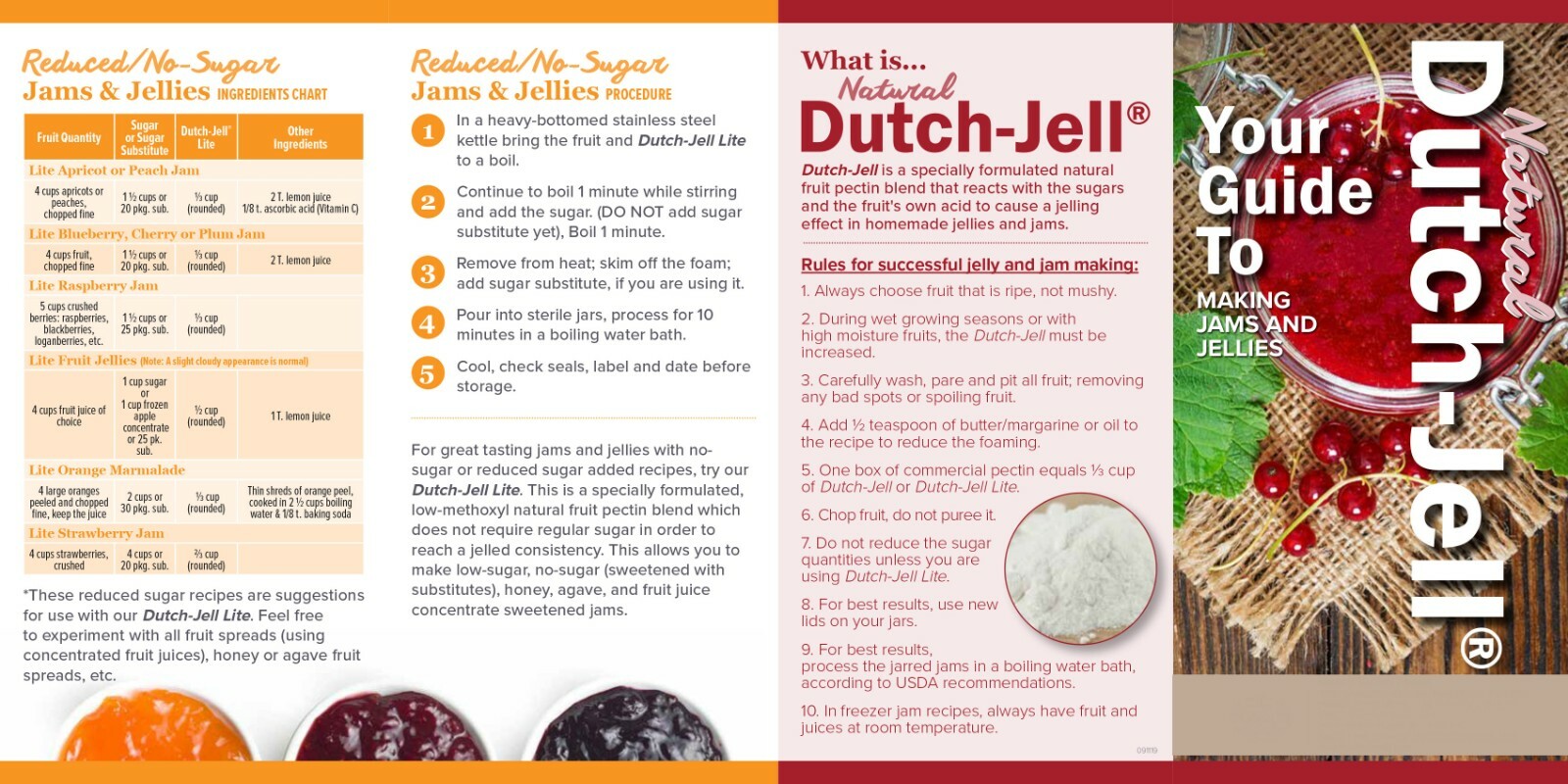 Bulk 10 lb INDUSTRIAL STRENGTH Natural DUTCH JELL Pectin Blend Jam Jelly gallery