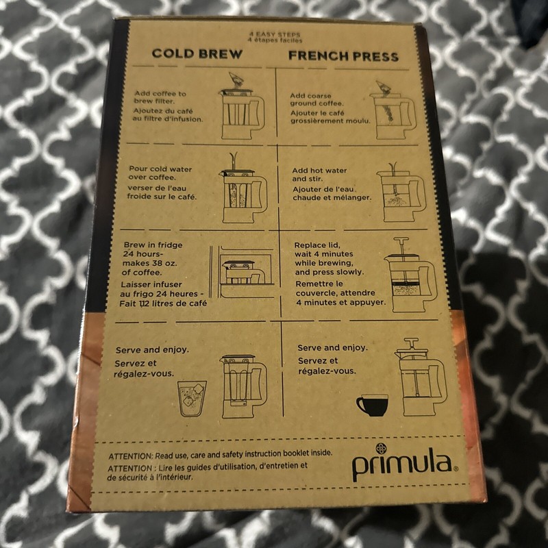 ☕️2-in-1 Coffee Maker, Cold Brew French Press, 51 oz. Epoca PPBSS-5102 Primula gallery