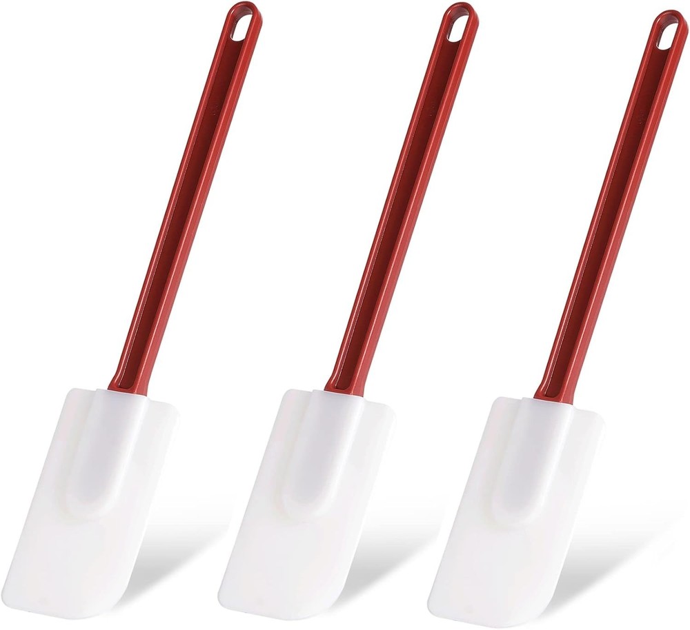 Professional Silicone Spatulas, 9.5-Inch Nonstick, BPA-Free & Easy Clean Design