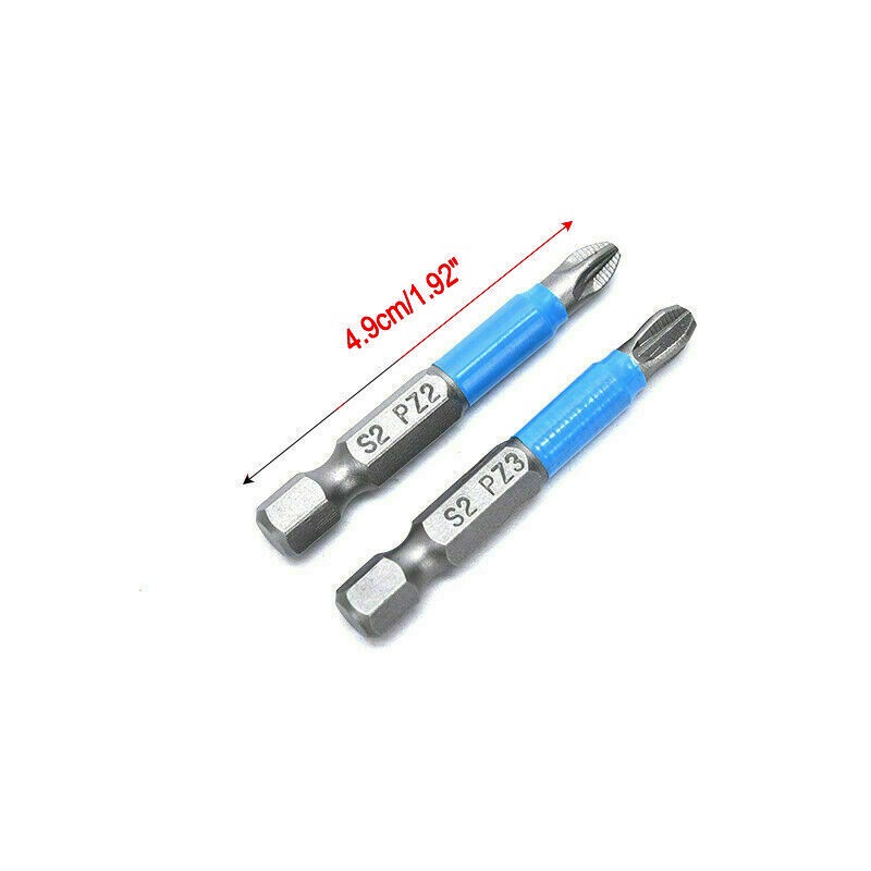 12Pcs Non-slip Screwdriver Bit Set Electric-Impact PH1/PH2/PH3/PZ1/PZ2/PZ3 gallery