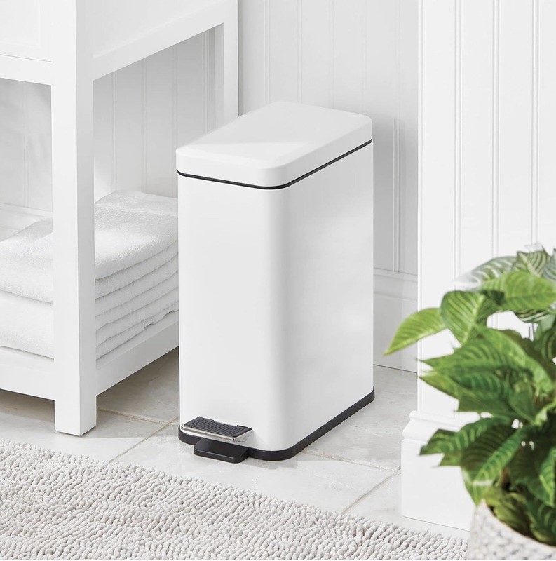 MDesign Pedal Bin — Waste Bin With Pedal, Lid And Plastic Bucket gallery