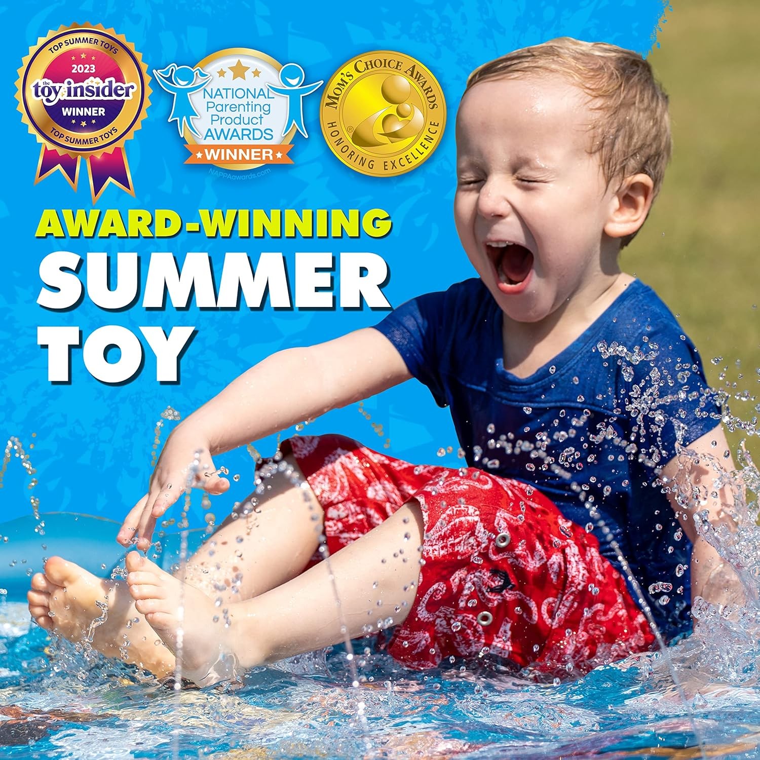 SplashEZ 3-in-1 Splash Pad, Sprinkler for Kids & Baby Pool for Learning – Toddle gallery