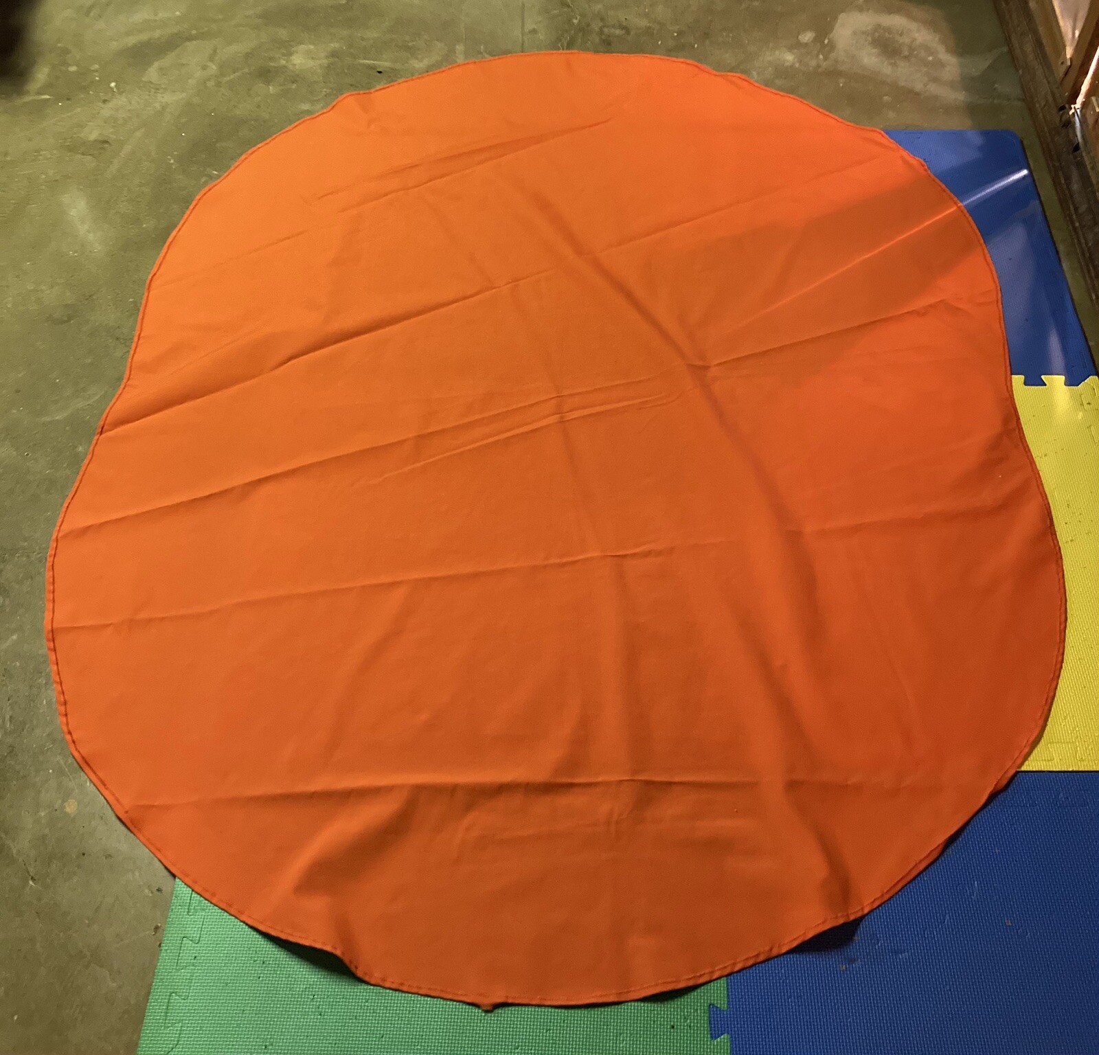 SALE! Orange Fall Thanksgiving Tablecloth Oval 70” x 56” gallery
