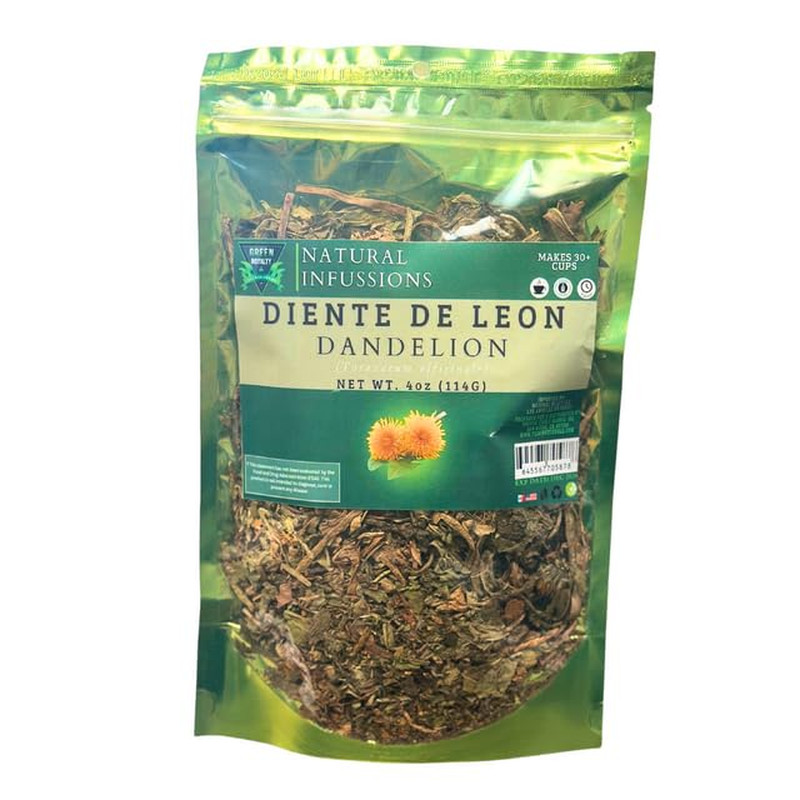 Dandelion Leaf (Diente de León) – Taraxacum Officinale, Loose Cut Herbal Tea, No gallery