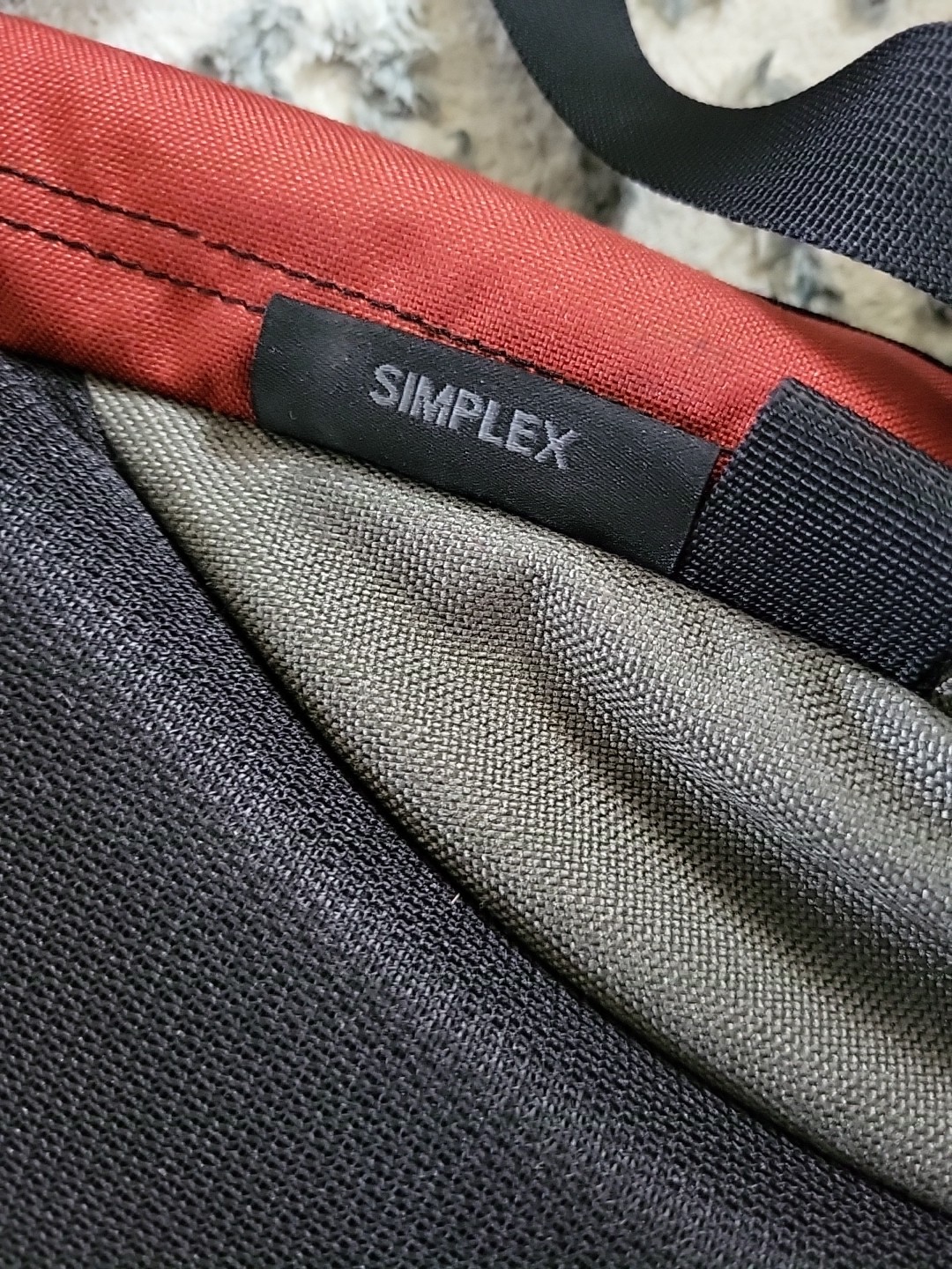 Osprey Heritage Simplex  Black Red Backpack  4