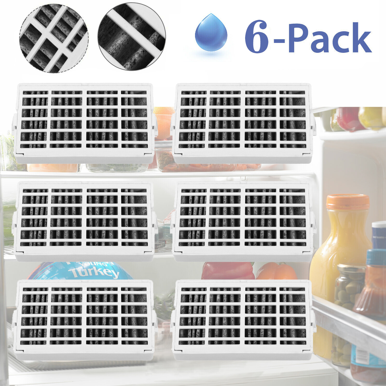 Replacement Air Filter For Whirlpool W10311524 AIR 1 Fresh Flow Refrigerator gallery