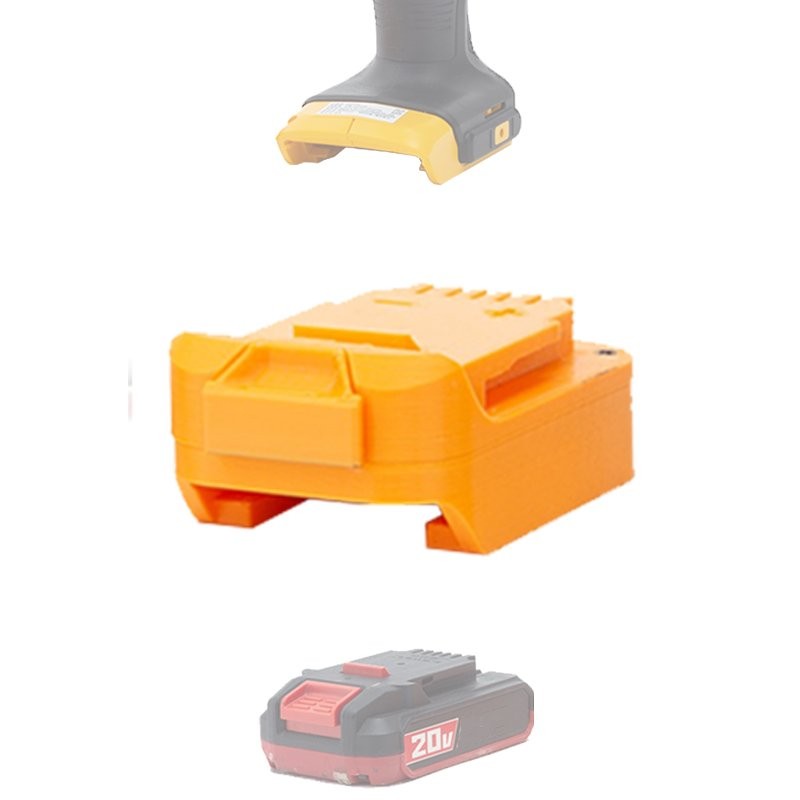 1X Adapter For Bauer 20V Lithium-ion Battery Converter to for Dewalt 20V Tools gallery
