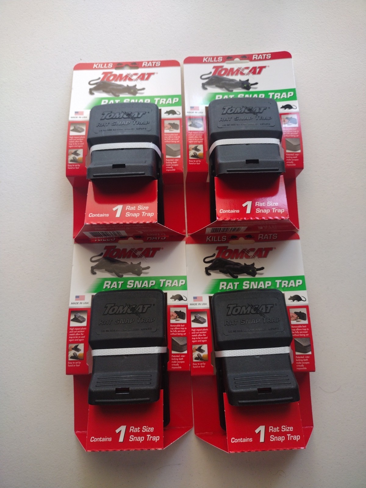 4 Pack - Tomcat Rat Snap Trap gallery
