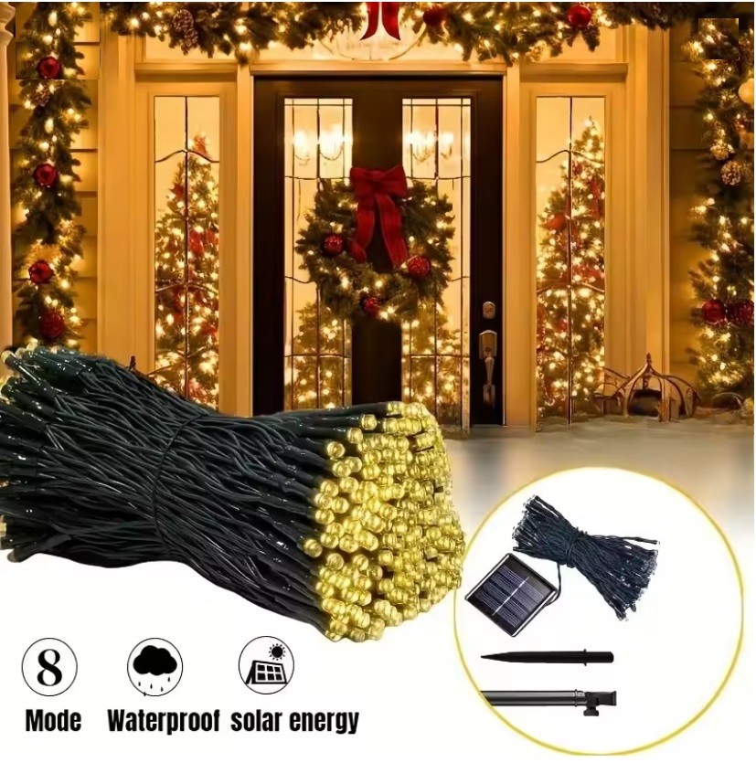 100/200 LED Fairy String Lights Outdoor Waterproof Party Wedding Christmas Decor gallery