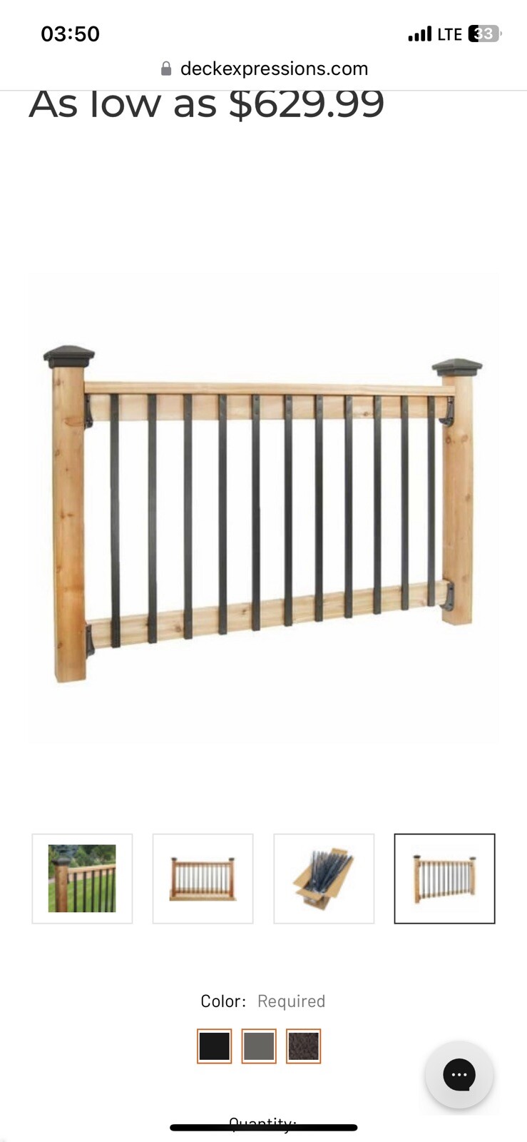Face Mount Aluminum Balusters by DekPro 40pack gallery