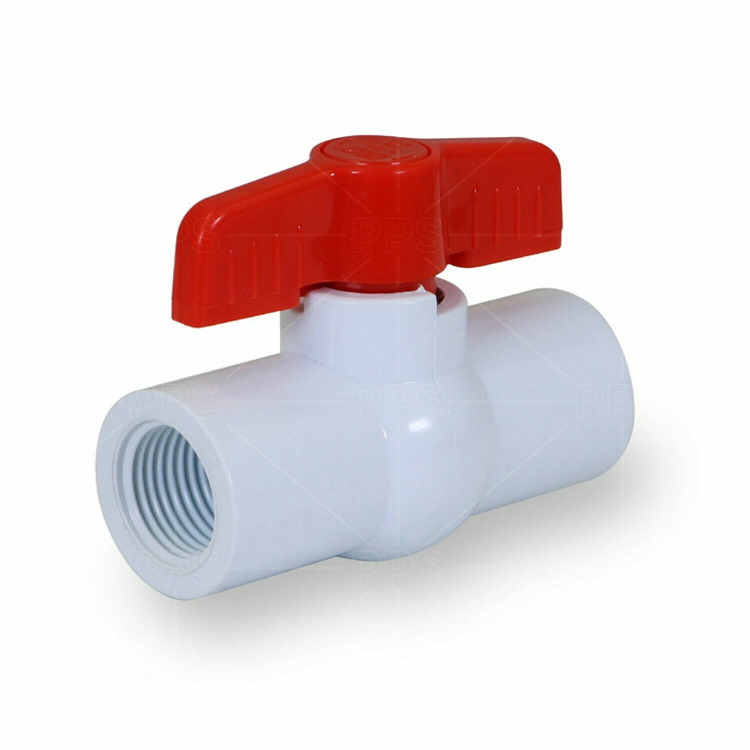 Midline Valve PVC Ball Valve; Red T-Handle Water Shut-Off; 3/4 in. FIP (Plastic) gallery