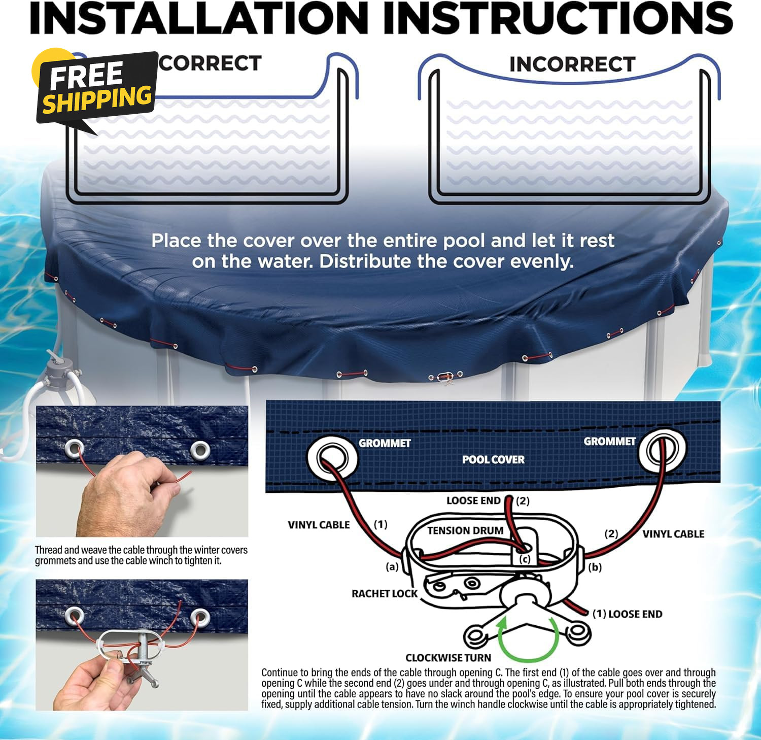 18 Ft round Pool Cover for above Ground Pools, above Ground Pool Cover gallery