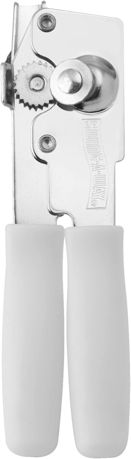 Swing-A-Way Can Opener Compact Manual Steel With White Cushion Grips Kitchen New gallery