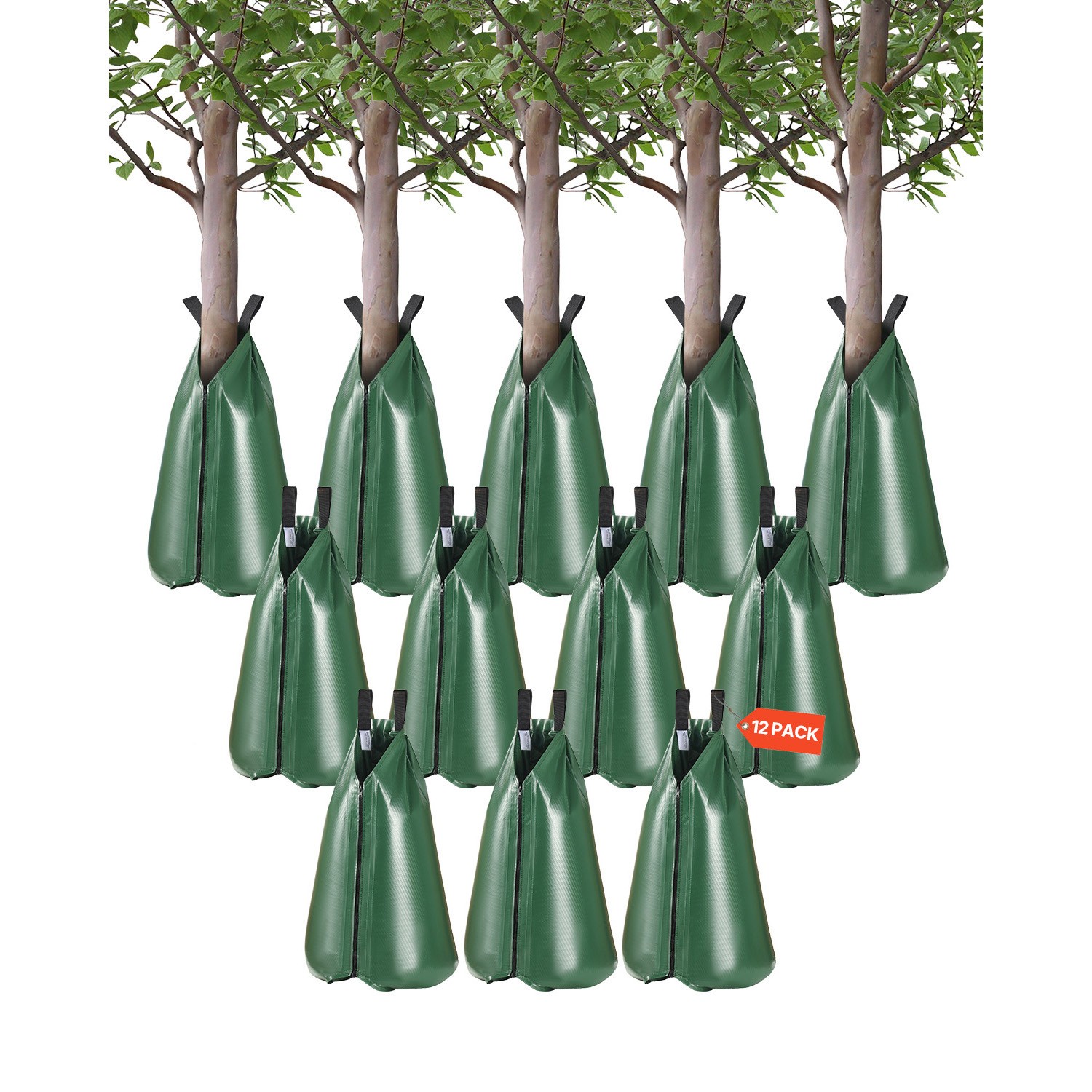 Tree Watering Bag 12 Packs 20 Gallons Slow Release Tree Drip Irrigation gallery