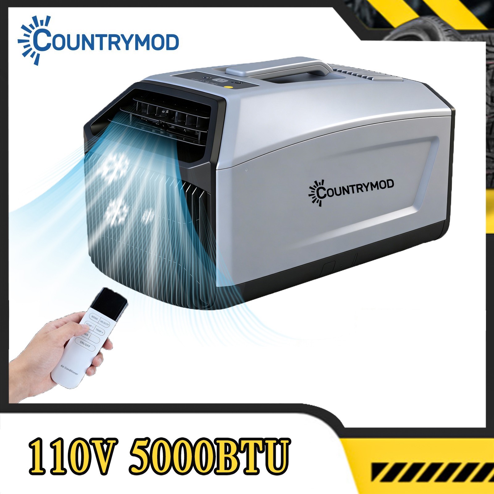 Countrymod Portable Camping Air Conditioner 5000BTU Tent AC Unit w/Hose for RV gallery
