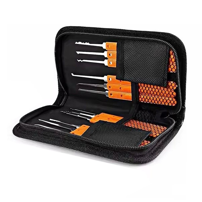 17in1-Set-Stainless-Steel-Multifunctional-Key-Tool-Kit-Visible-padLock-Optional gallery